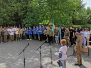 Completion of the first part of the «Falcon» game: patriotic challenges for high school students in Busk district