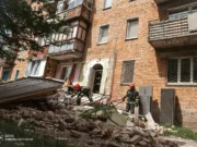 Gas-air mixture explosion in Khmelnytskyi: man injured