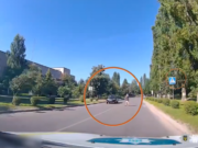 Fine for a driver who violated the rules on the pedestrian crossing in Varash community