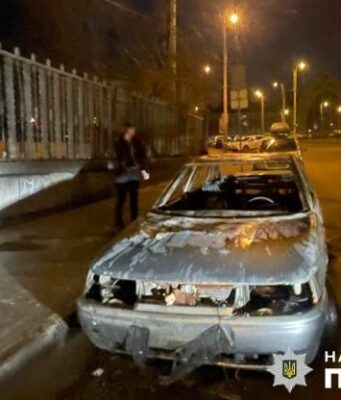 Arsonist of a foreign car near the station detained in Kyiv