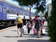 Evacuation train transports people from Donetsk region to Kovel