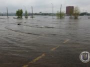 Flood in Kiev: Parks under water